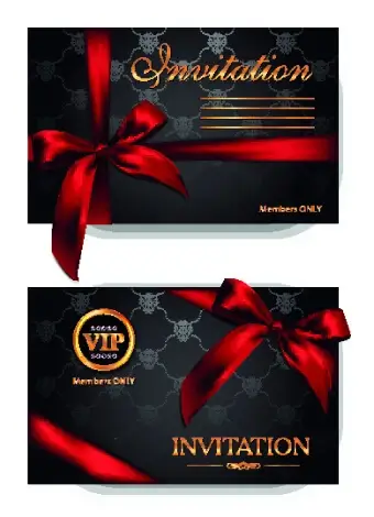 luxury vip invitation cards