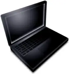 Mac Book Black Off