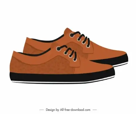 male fashion shoe icon elegant brown leather decor