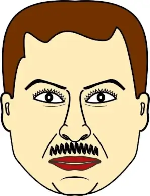 Man Face clip art