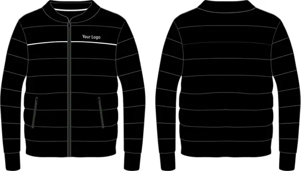 man winter jacket zip