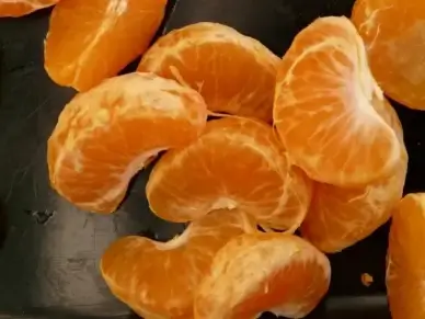 mandarin mandarinenschnitz fruit