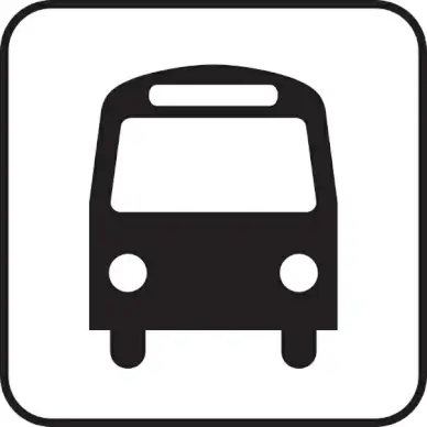 Map Symbols Bus clip art
