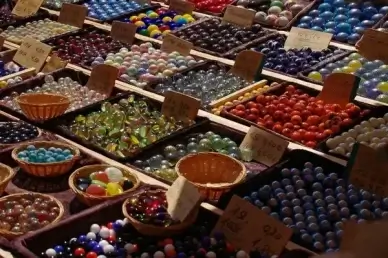 marble balls colorful
