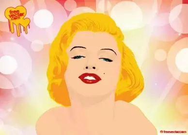 marilyn monroe vector