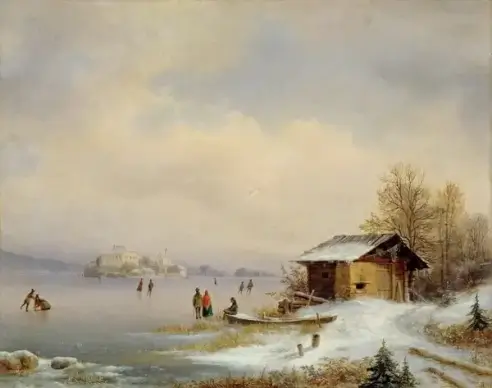 marko pernhart painting oil on canvas
