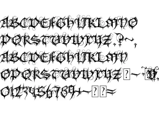 MB Gothic Spell
