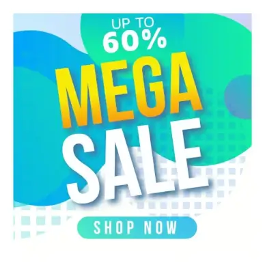 mega sale template instagram