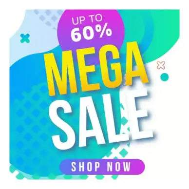 mega sale template instagram