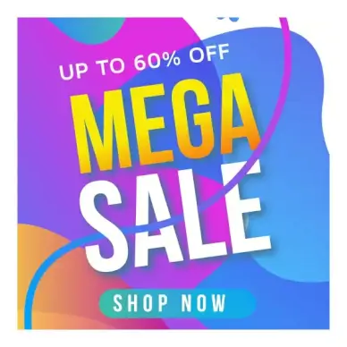 mega sale template instagram