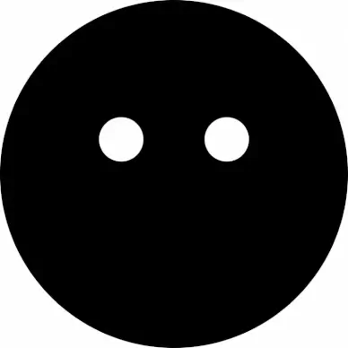 meh blank emoticon flat black white contrast circle face sketch
