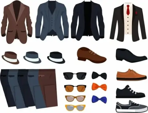 men fashion accessories icons elegant icons