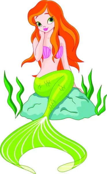 mermaid vector graphics