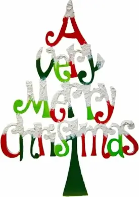 merry christmas isolated
