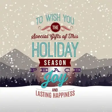 merry christmas landscape background