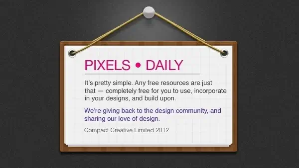 Message Board / Notice PSD