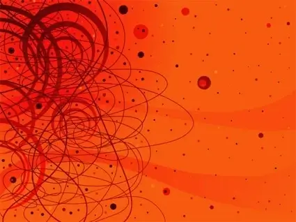 messy lines and dots element vector