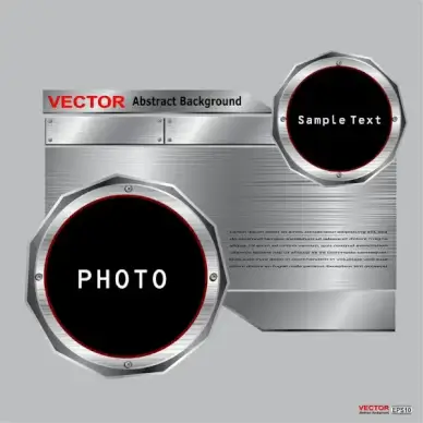 metallic mechanism abstract background for text and photo