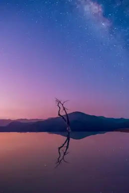 mexico nature scenery picture dark sparkling starry sky