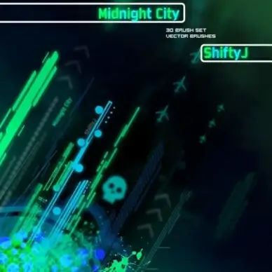 Midnight City Brush Pack