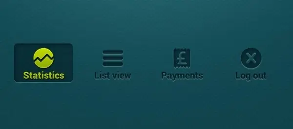 Mobile Banking Buttons