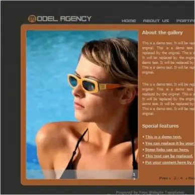 Model Agency Template