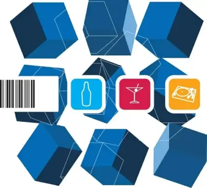 modern label vector