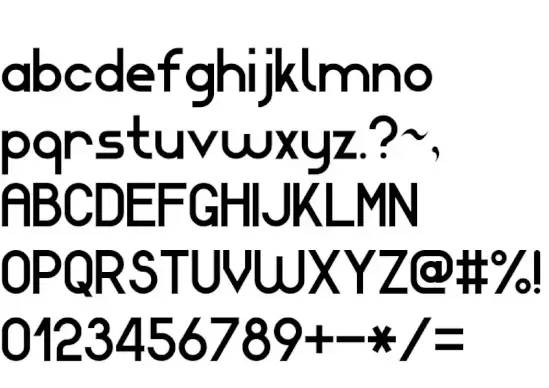 Modern Sans Serif 7