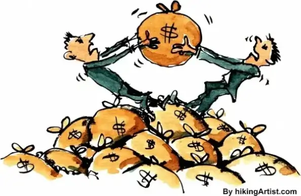 money fight