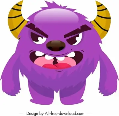 monster icon violet furry horny character sketch