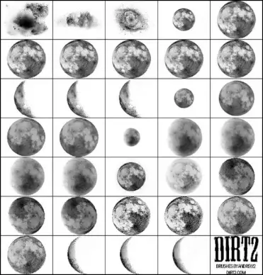 moon brush