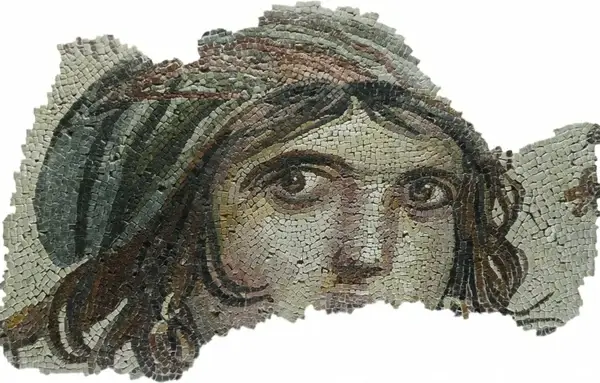 mosaic face eyes