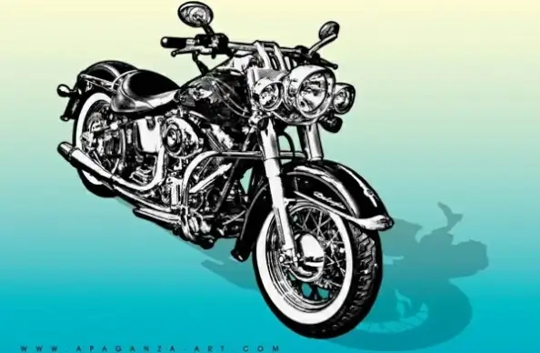 Motorcycle Vector Graphics