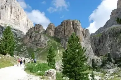 mountain mountains dolomites