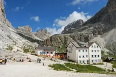 mountain mountains dolomites