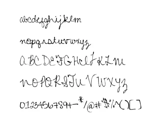 MTF Colleen Cursive