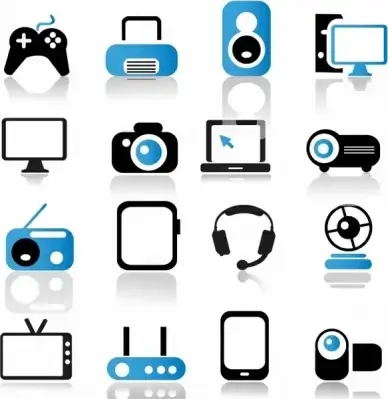 Multimedia Device Icons