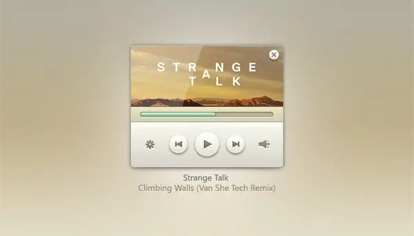 Music Player Widget