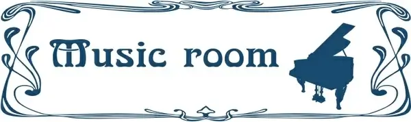 Music room door sign
