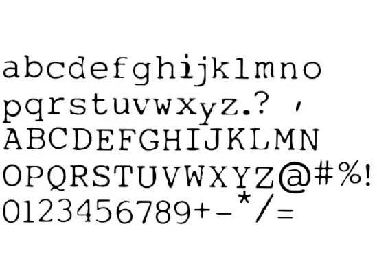 My type of font