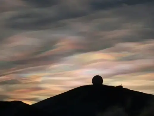 nacreous clouds at mcmurdo