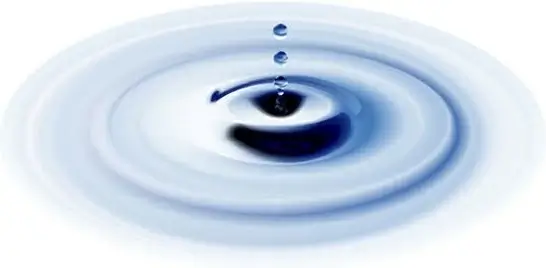 water drop ripples vector illustration with realistic style
