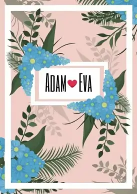 natural flowers background multicolored design