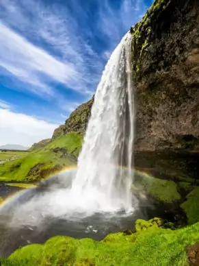 natural scenery picture elegant dynamic waterfall scene 