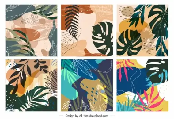nature background templates elegant classical handdrawn
