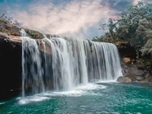 nature scenery picture modern dynamic elegant waterfall 