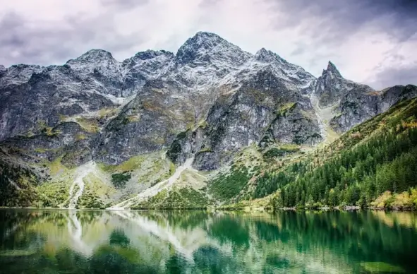 nature scenery picture peaceful calm lake mountain scene 