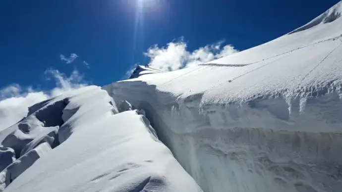 nature scenery picture snowy mountain sunlight scene 