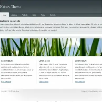 Nature Theme Template