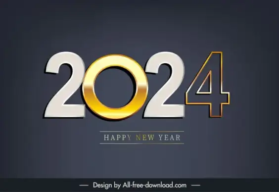 new year 2024 backdrop template elegant modern shining 